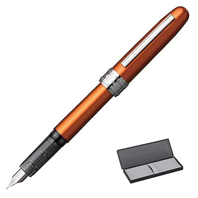 Platinum Plaisir Fountain Pen 0.3 Nova Orange Fine Type