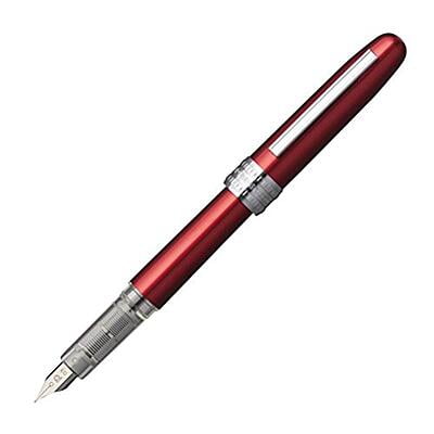 Platinum Plaisir Fountain Pen 0.5 Red Medium Type