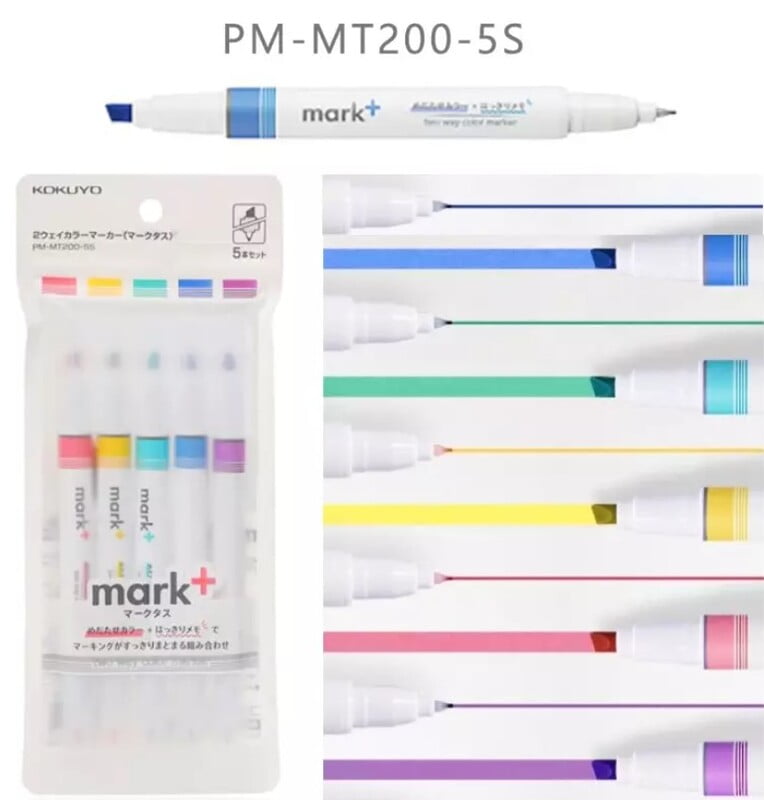 Kokuyo Mark Plus Two Way Color Marker Kokuyo Mark Plus Two Way Color Marker