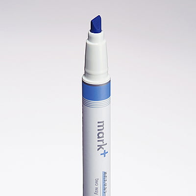 Kokuyo Mark Plus Two Way Color Marker Blue Gray