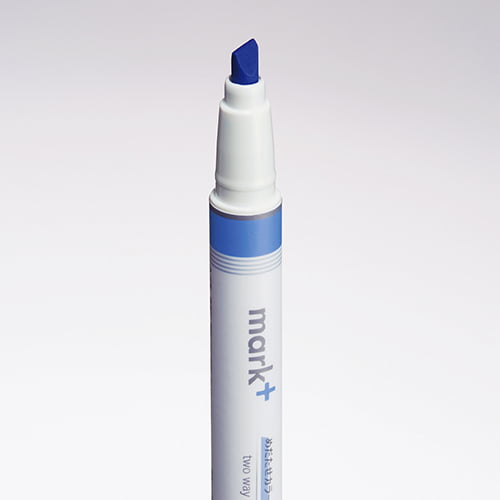 Kokuyo Mark Plus Two Way Color Marker Blue Gray Kokuyo Mark Plus Two Way Color Marker Blue Gray