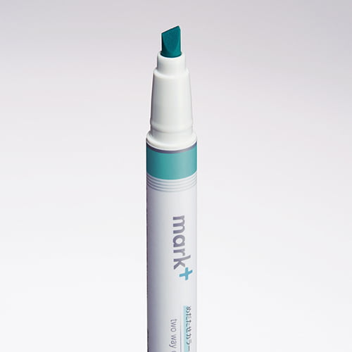Kokuyo Mark Plus Two Way Color Marker Green Gray Kokuyo Mark Plus Two Way Color Marker Green Gray