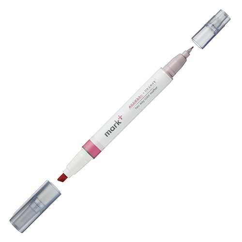 Kokuyo Mark Plus Two Way Color Marker Pink Gray Kokuyo Mark Plus Two Way Color Marker Pink Gray