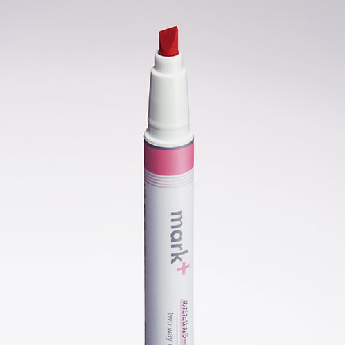 Kokuyo Mark Plus Two Way Color Marker Pink Gray Kokuyo Mark Plus Two Way Color Marker Pink Gray