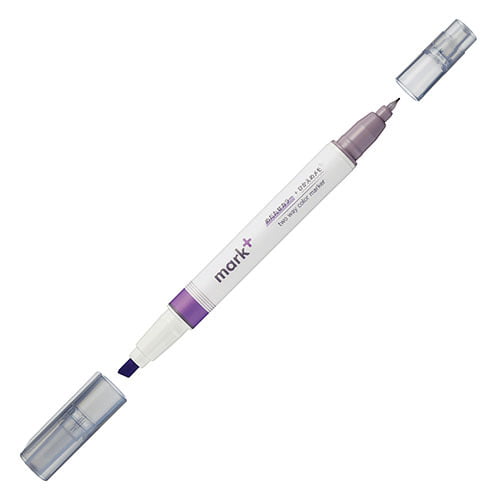 Kokuyo Mark Plus Two Way Color Marker Purple Gray Kokuyo Mark Plus Two Way Color Marker Purple Gray