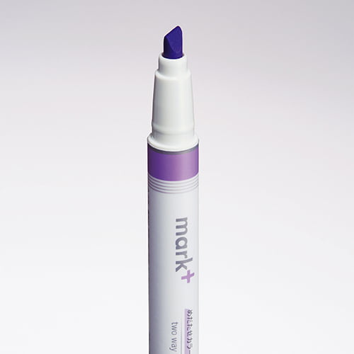 Kokuyo Mark Plus Two Way Color Marker Purple Gray Kokuyo Mark Plus Two Way Color Marker Purple Gray
