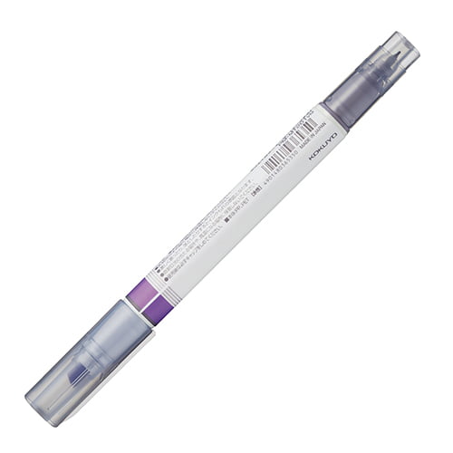Kokuyo Mark Plus Two Way Color Marker Purple Gray Kokuyo Mark Plus Two Way Color Marker Purple Gray