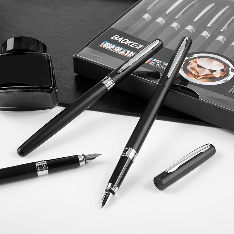 Baoke Fountain Pen PM122 Black 0.5 Baoke Fountain Pen PM122 Black 0.5