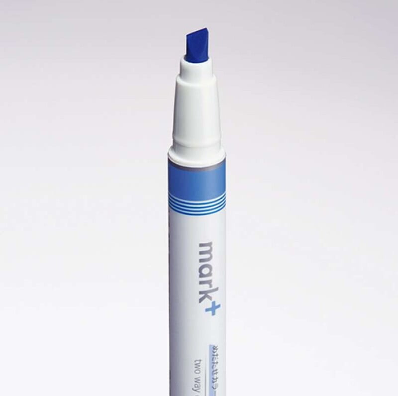Kokuyo Mark Plus Two Way Color Marker Blue Kokuyo Mark Plus Two Way Color Marker Blue