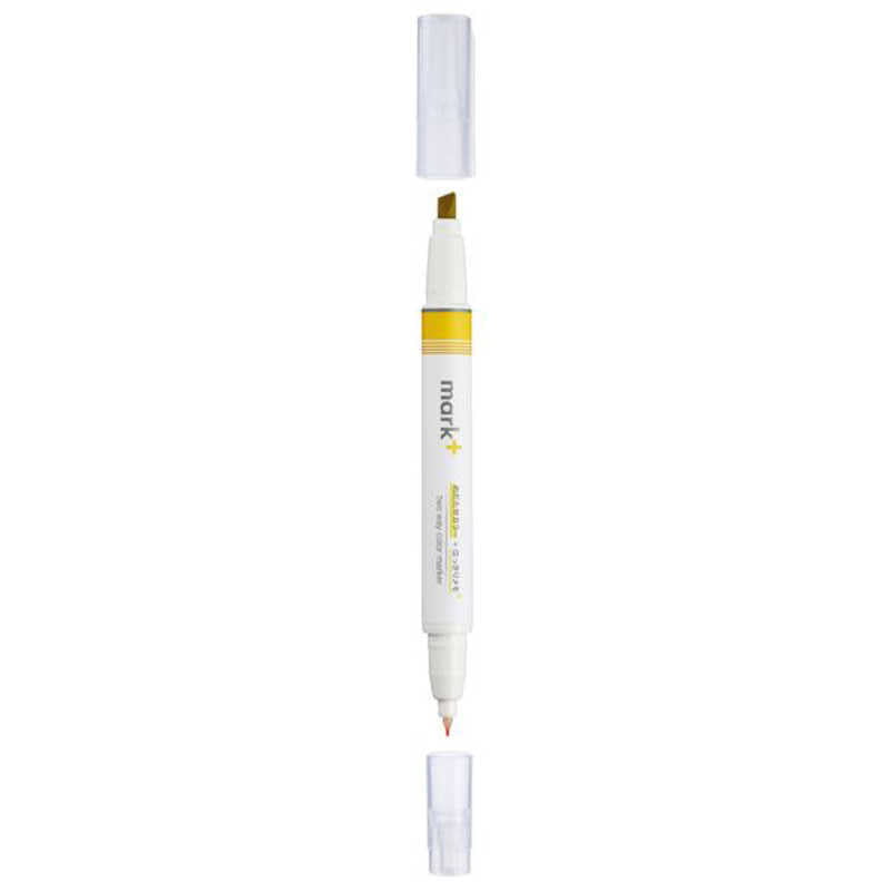 Kokuyo Mark Plus Two Way Color Marker Yellow Kokuyo Mark Plus Two Way Color Marker Yellow