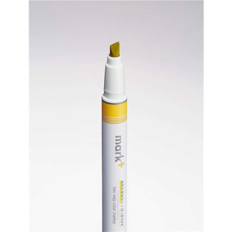 Kokuyo Mark Plus Two Way Color Marker Yellow Kokuyo Mark Plus Two Way Color Marker Yellow