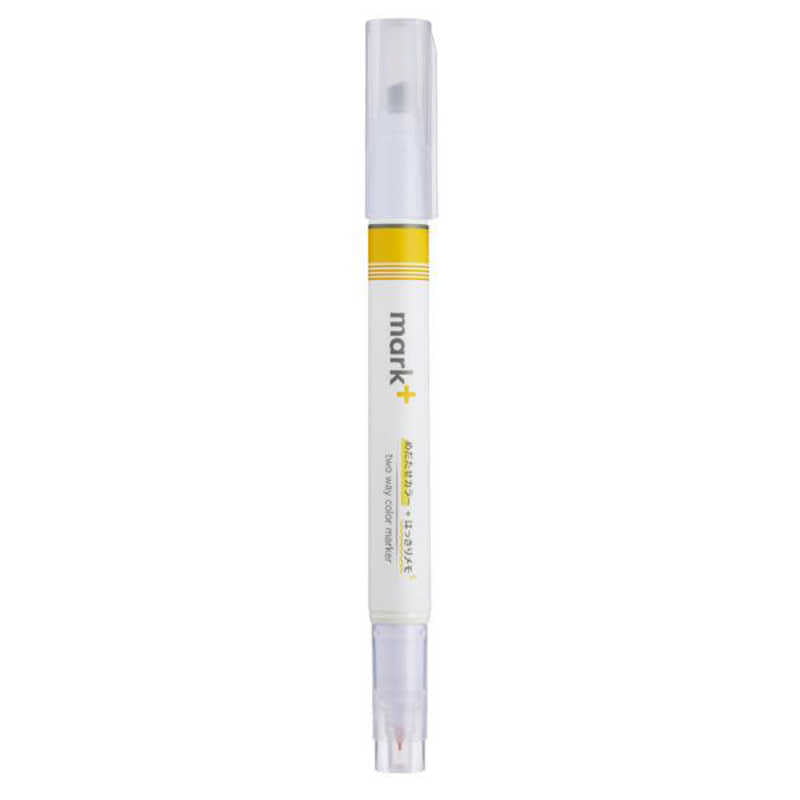 Kokuyo Mark Plus Two Way Color Marker Yellow Kokuyo Mark Plus Two Way Color Marker Yellow