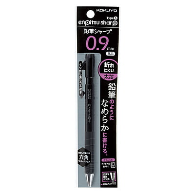 Kokuyo Mechanical Pencil Sharp TypeS 0.9 Black