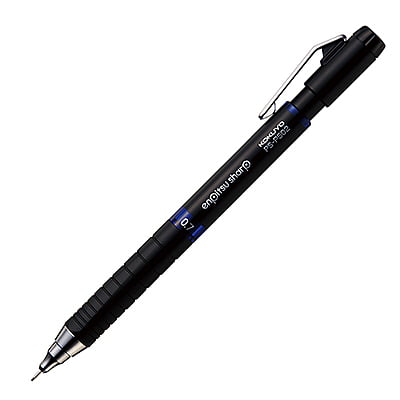 Kurutoga Advance Upgrade Model 0.5mm Mechanical Pencil, Gun Metallic Body  (M510301P.43), Black