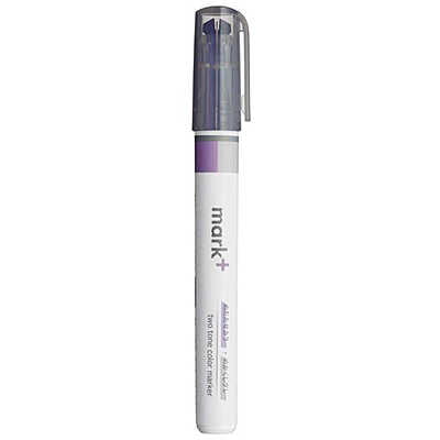 Kokuyo Highlighter Pen 2 Tone Mark Plus Gray Purple