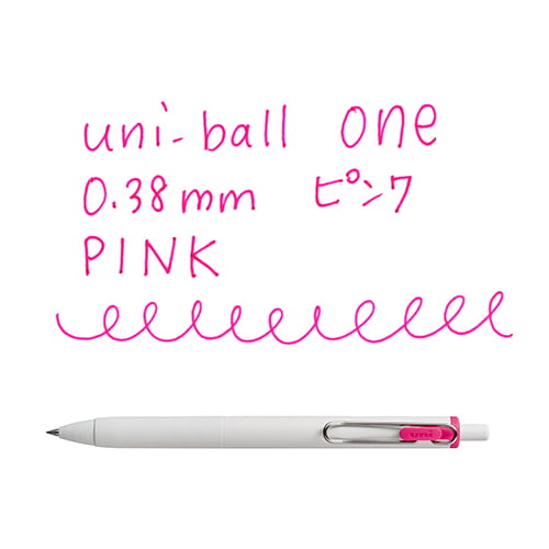 Uniball One 0.38mm Pink Uniball One 0.38mm Pink
