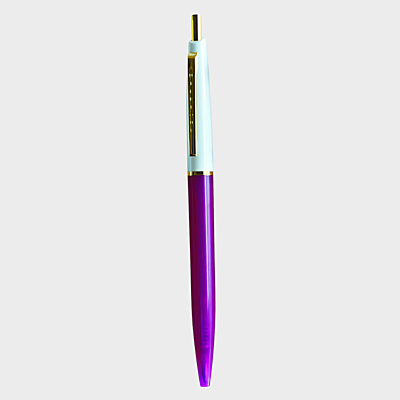 Anterique Oil-based Ballpoint Pen 0.5 White Pink Anterique Oil-based Ballpoint Pen 0.5 White Pink