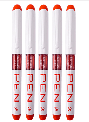 Snowhite Fountain Pen 0.38 Red