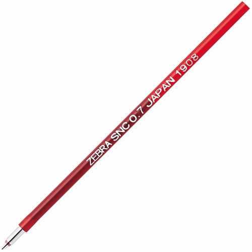Zebra Blen 3C & 2+S 0.7 Refill Red Zebra Blen 3C & 2+S 0.7 Refill Red