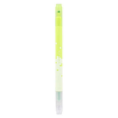 Sun-Star Square Marker Dot e Pen Fluorescent Green