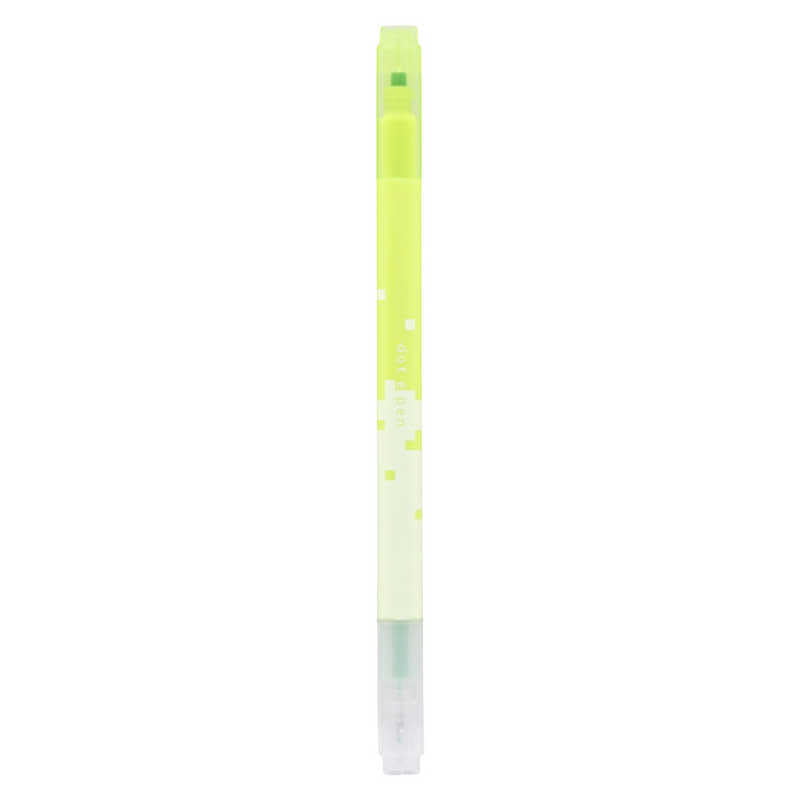 Sun-Star Square Marker Dot e Pen Fluorescent Green