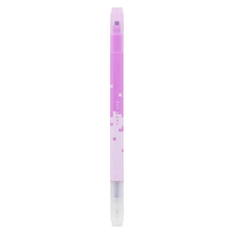 Sun-Star Square Marker Dot e Pen Violet