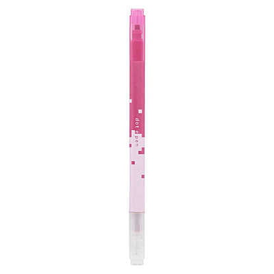 Sun-Star Square Marker Dot e Pen Pink Sun-Star Square Marker Dot e Pen Pink