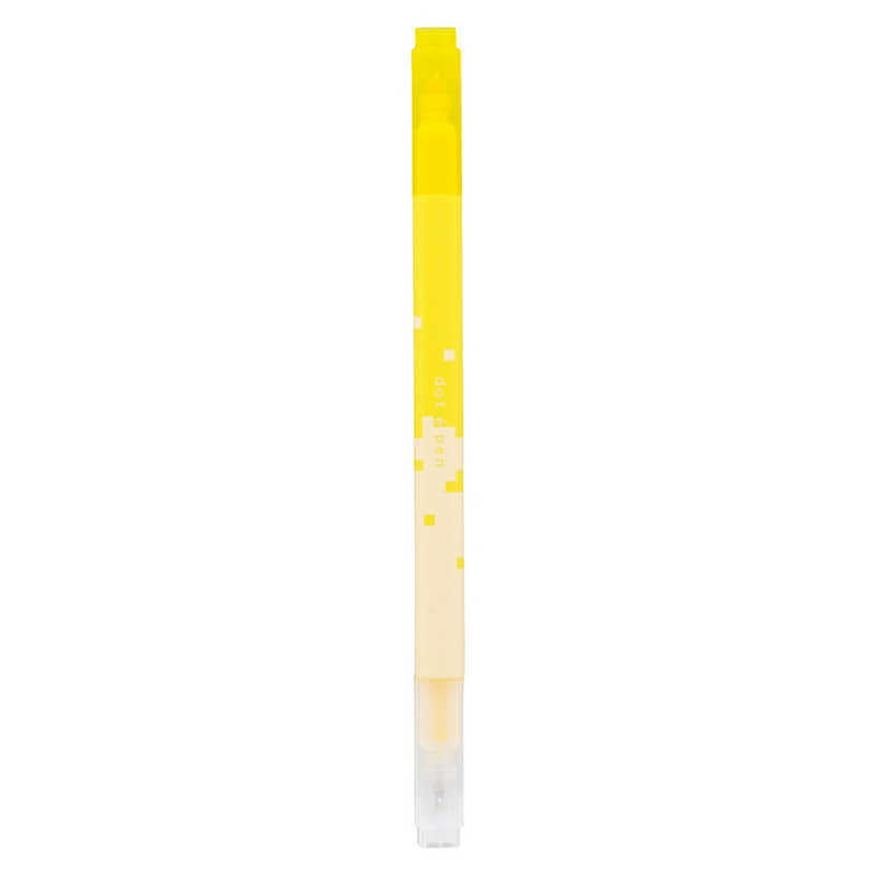 Sun-Star Square Marker Dot e Pen Yellow