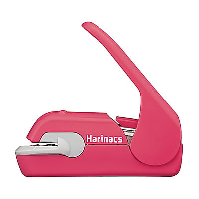 Kokuyo Stapleless stapler Harinax Press Pink