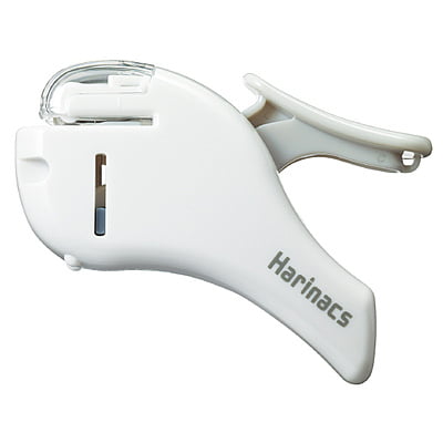 Kokuyo Needleless Stapler Harinax Compact Alpha White Kokuyo Needleless Stapler Harinax Compact Alpha White