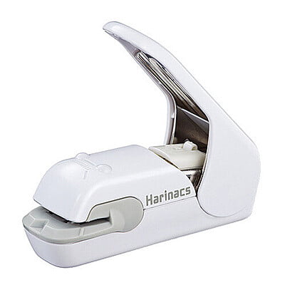 Kokuyo Stapleless stapler Harinax Press White