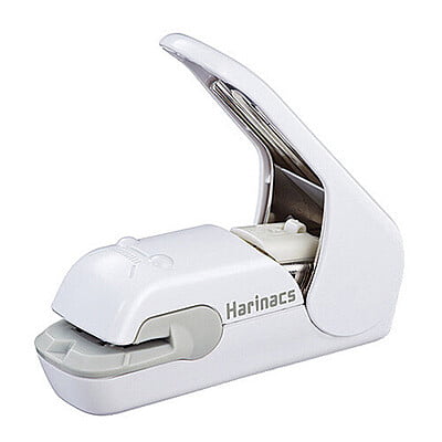 Kokuyo Stapleless stapler Harinax Press White Kokuyo Stapleless stapler Harinax Press White
