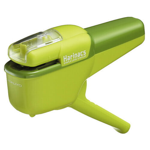 Kokuyo Stapleless Stapler Harinacs 10 Handy Green