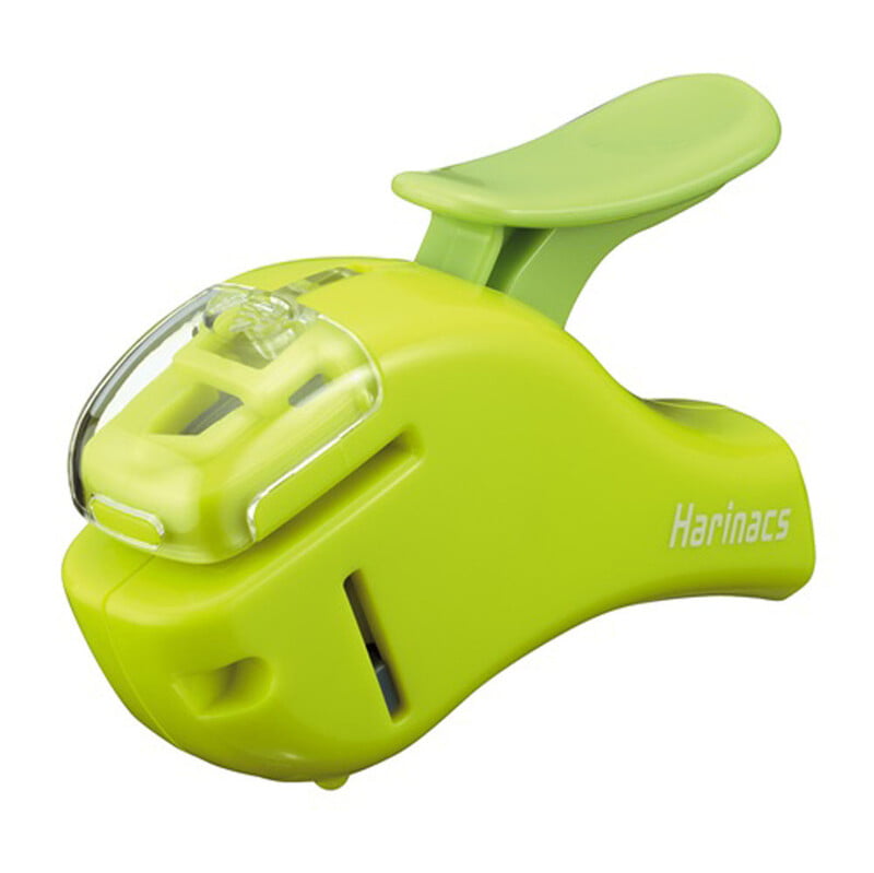 Kokuyo Needleless Stapler Harinax Compact Alpha Green Kokuyo Needleless Stapler Harinax Compact Alpha Green