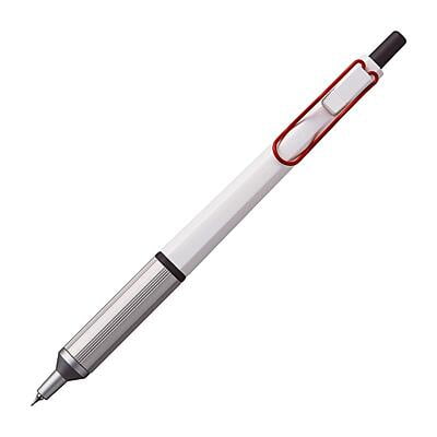 Mitsubishi Pencil Jetstream Edge Permanent Ballpoint Pen 0.28 White Red