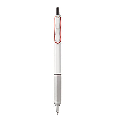 Mitsubishi Pencil Jetstream Edge Permanent Ballpoint Pen 0.28 White Red