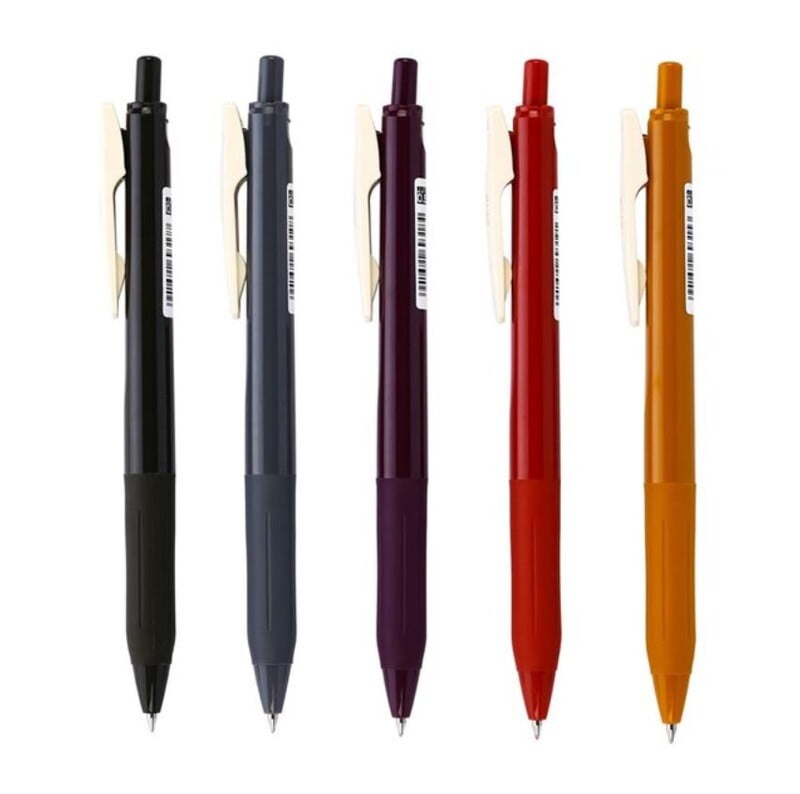 Zebra Sarasa Clip 0.5 Vintage Color 5 Color Set 2