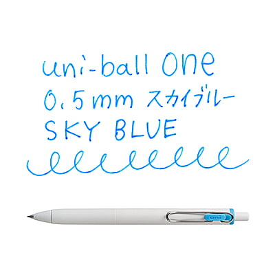 Uniball One 0.5mm Sky Blue