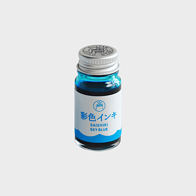 Teranishi Chemical | Ink | 12ml | Guitar | For Fountain Pen | Sky Teranishi Chemical | Ink | 12ml | Guitar | For Fountain Pen | Sky