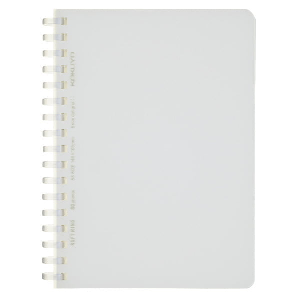Kokuyo Soft Ring Grid 80 Sheets A6 Transparent Kokuyo Soft Ring Grid 80 Sheets A6 Transparent