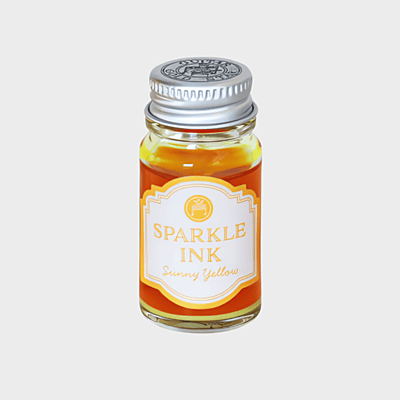 Teranishi Chemical | Ink | 12ml | Sparkle | Guitar | For Fountain Pen | Sunny Yellow Teranishi Chemical | Ink | 12ml | Sparkle | Guitar | For Fountain Pen | Sunny Yellow