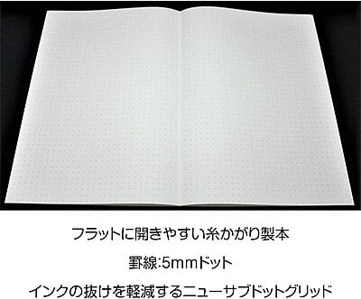 SAKAE Technical Paper Notebook Tomoe River FP Cream A5 Softcover Notebook 160P 5mm Dots
