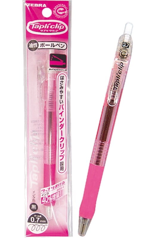 Zebra Tapuri Clip Ballpoint Pen 0.7 Zebra Tapuri Clip Ballpoint Pen 0.7