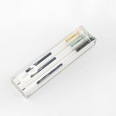 Kaco Tecflow Straight Liquid Ink Pens 0.5mm Fine Point Pen Set Pack of 3