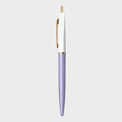Anterique | Ballpoint Pen | 0.5mm | Black Ink | UBB Snow White | Lavender | BP1-SWXLV