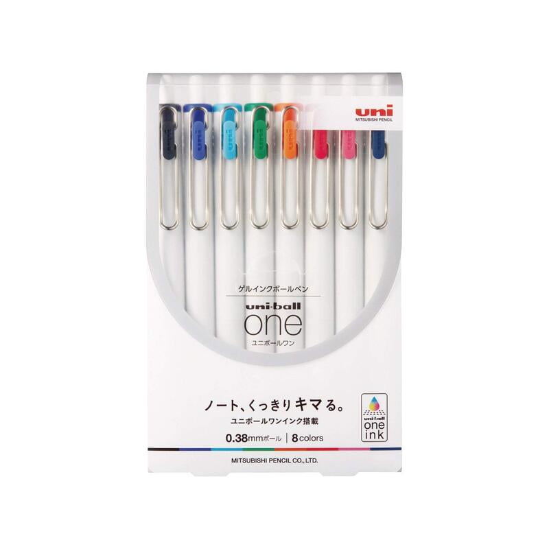 Uni-ball One 0.38 8 Colors Set