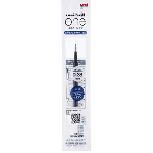 Uniball Gel Ink Ballpoint Pen Refill Blue-Black 0.38mm Uniball Gel Ink Ballpoint Pen Refill Blue-Black 0.38mm
