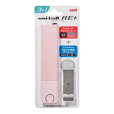 Mitsubishi Pencil Ballpoint Pen Uniball RE+ 0.5 Pearl Pink