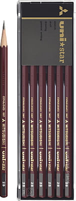 Mitsubishi Pencil Uni Star Hexagonal Pencil 2B