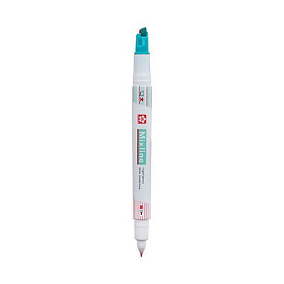 Sakura Crepas Mixline Twin Highlighter Pen Blue Green